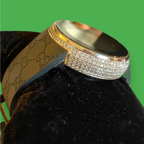 AUTHENTIC Gucci I-Gucci MENS 5.37 CTW Diamond Digital Watch NICE!!! - Picture 12 of 16